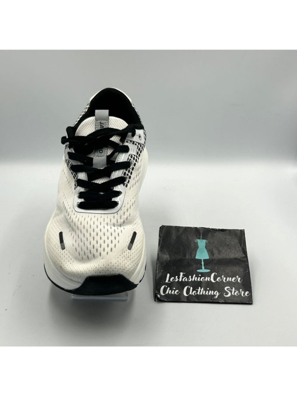 Jackshibo Women's Black & White Athletic Running Shoes Size 10 3557 - Picture 15 of 16